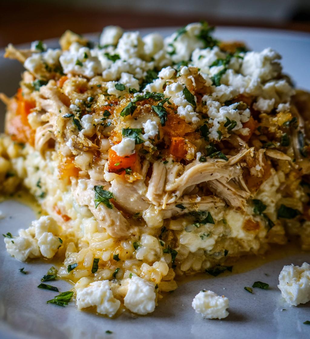 Chicken Tzatziki Rice Bake