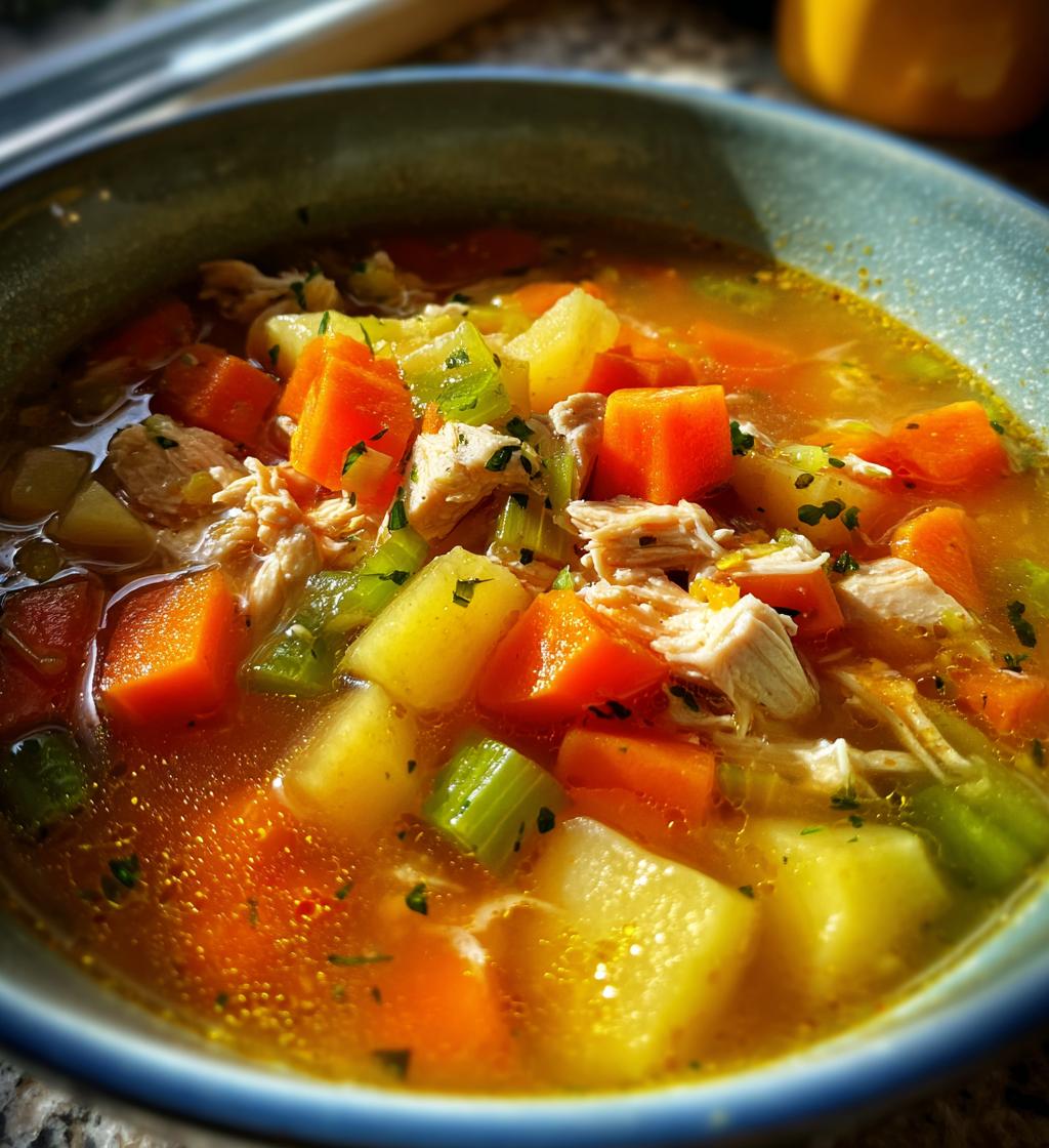 Chicken Vegetable Soup - detail 1