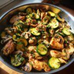 Chicken with Mushrooms and Zucchini