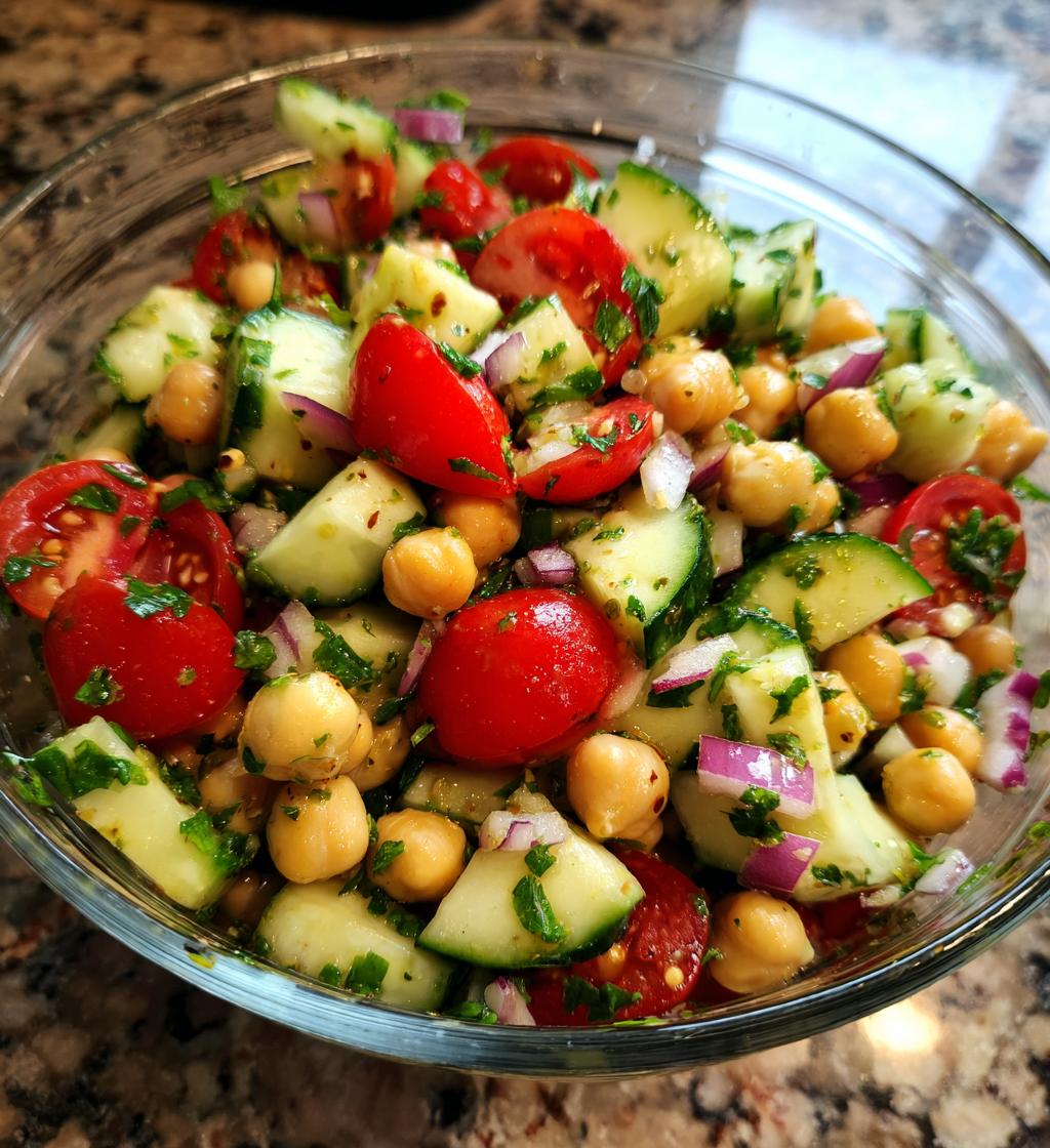 Chickpea Bean Salad - detail 1