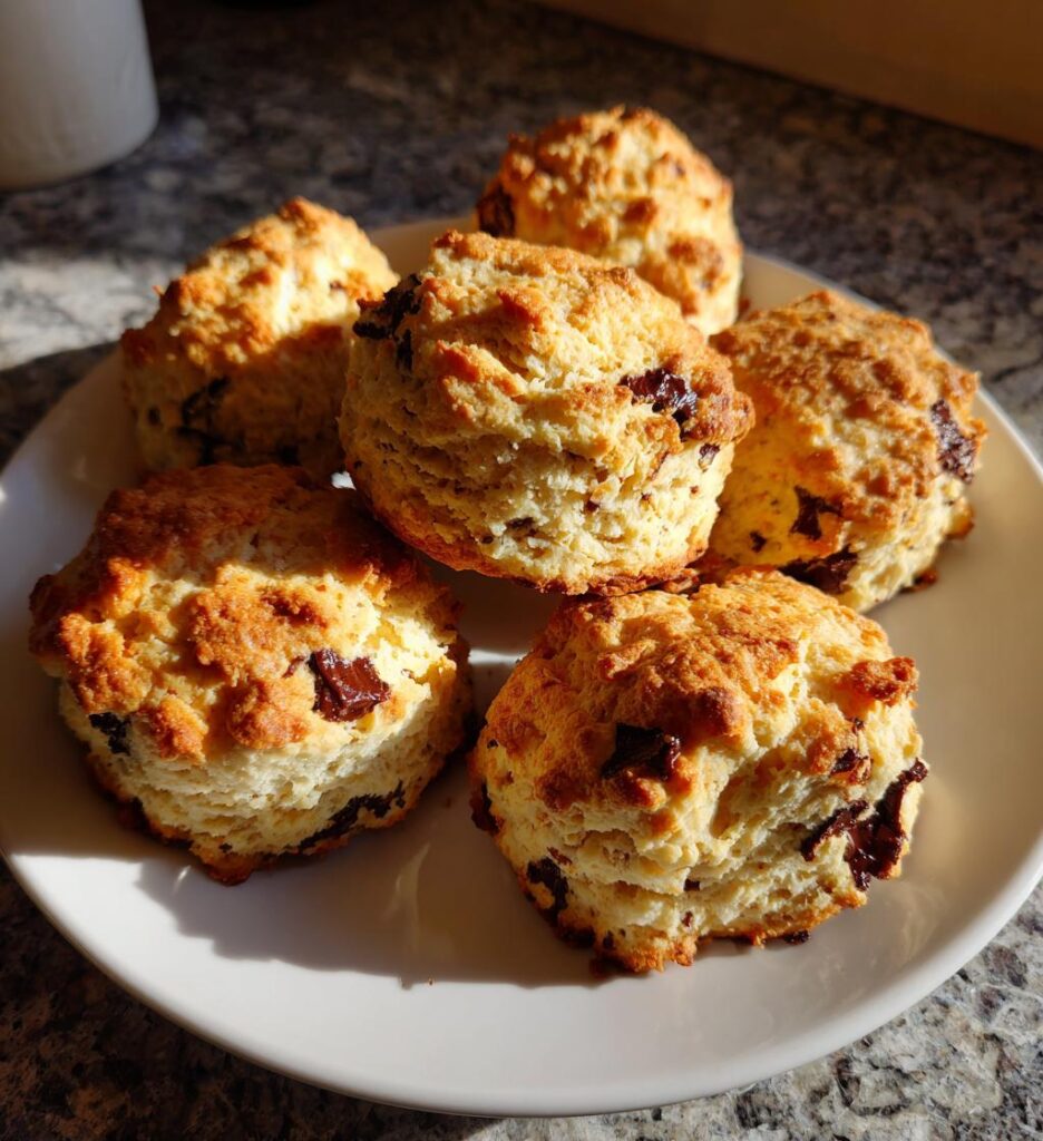 Chocolate Chip Butter Swim Biscuits