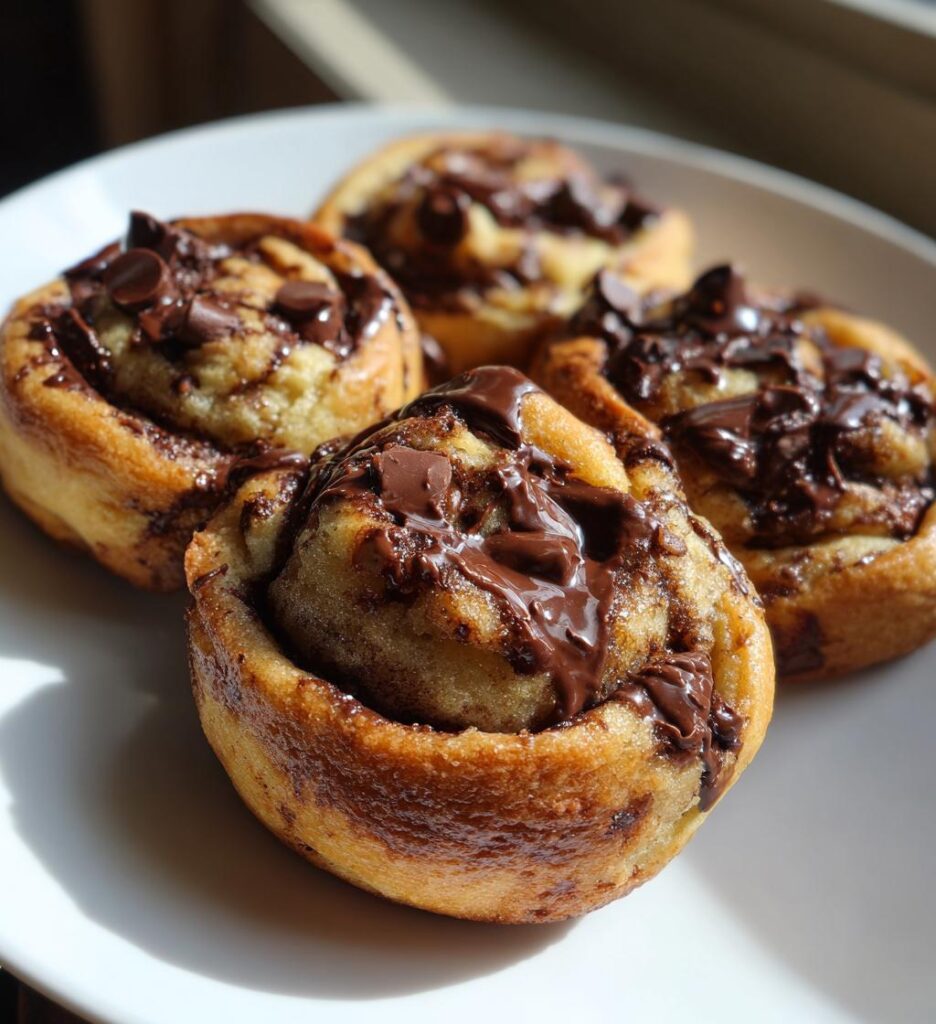 Chocolate Chip Cookie Rolls
