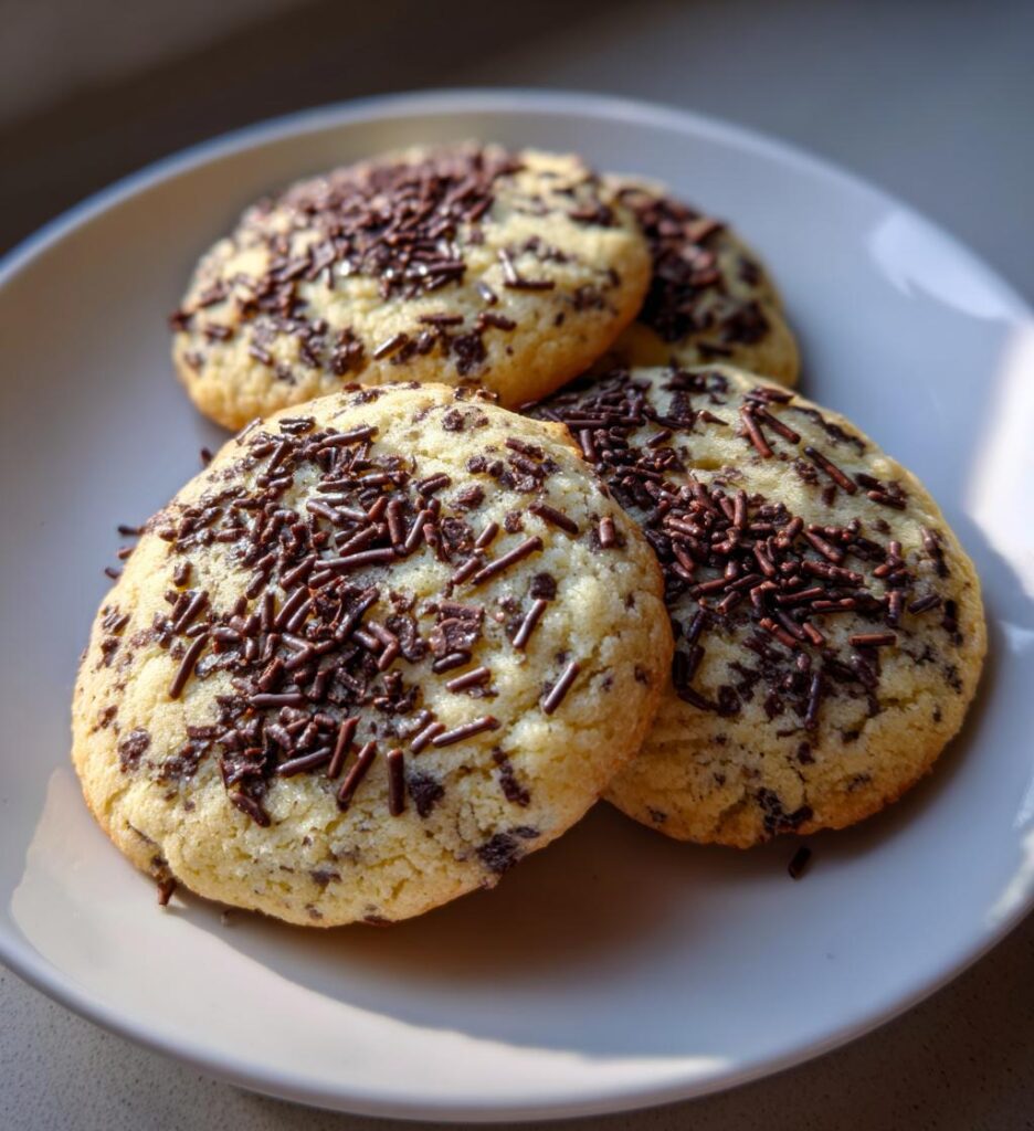 Chocolate Sprinkle Sugar Cookies