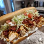 Chopped Chicken Bacon Ranch Sandwich