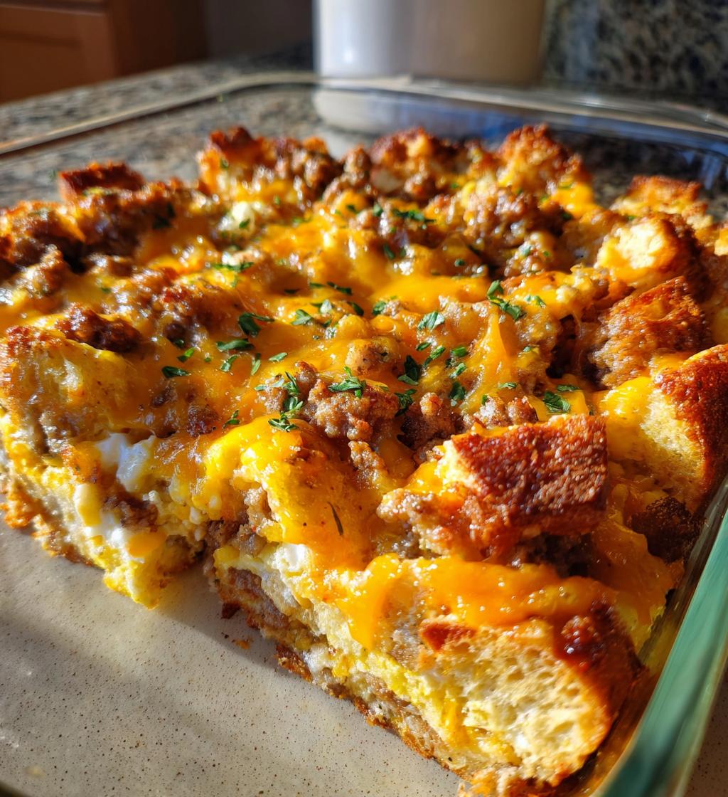 Christmas Breakfast Casserole - detail 1