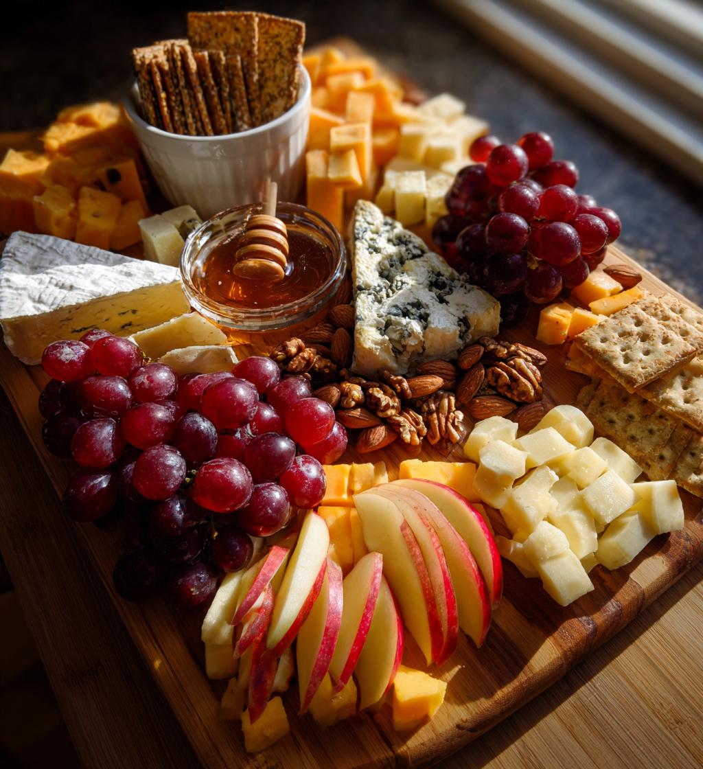 Christmas Cheese Board - detail 1