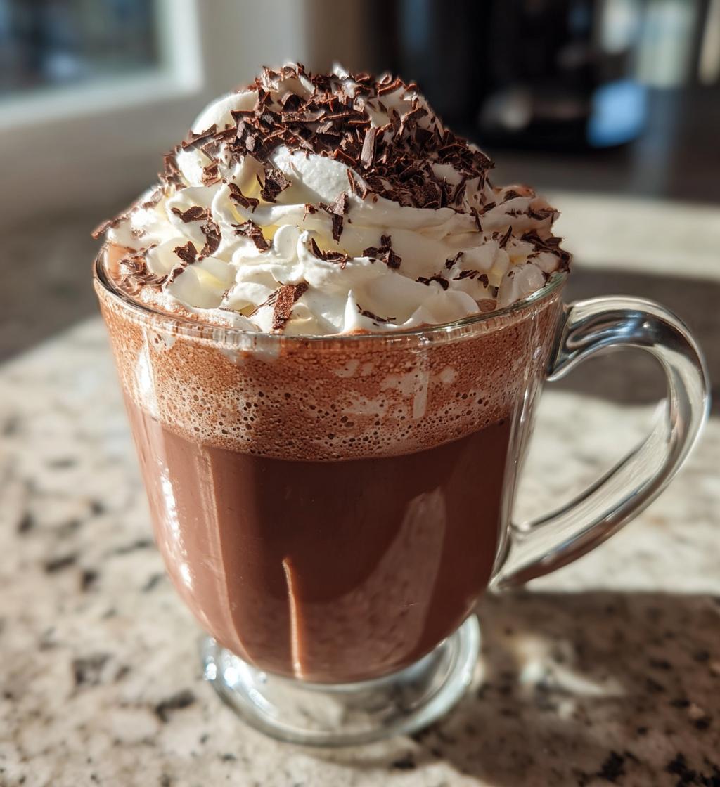 Christmas Creamy Crockpot Hot Chocolate - detail 1