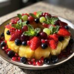 Christmas Fruit Wreath Appetizer
