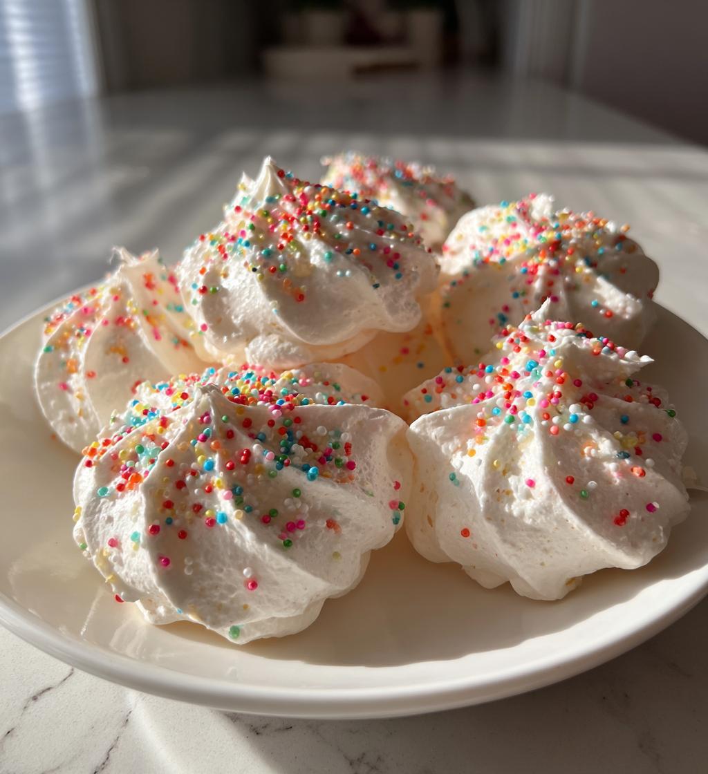 Christmas Meringue Cookies - detail 1