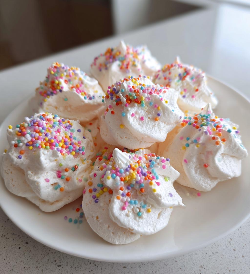 Christmas Meringue Cookies