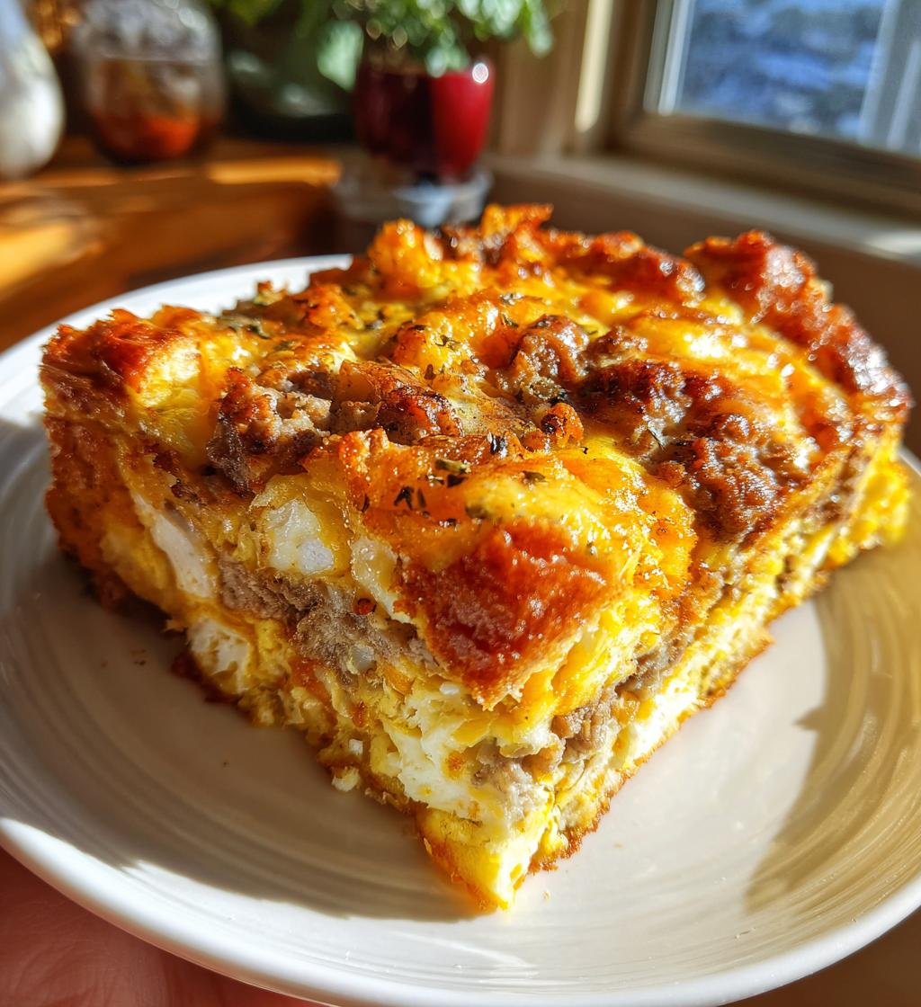 Christmas Morning Breakfast Casserole - detail 1