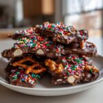 Christmas Peanut pretzel Bark