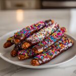 Christmas Pretzel Rods