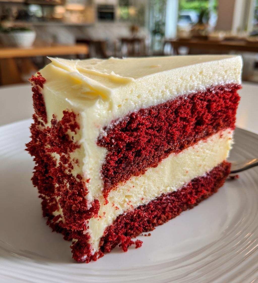 Christmas Red Velvet Cheesecake