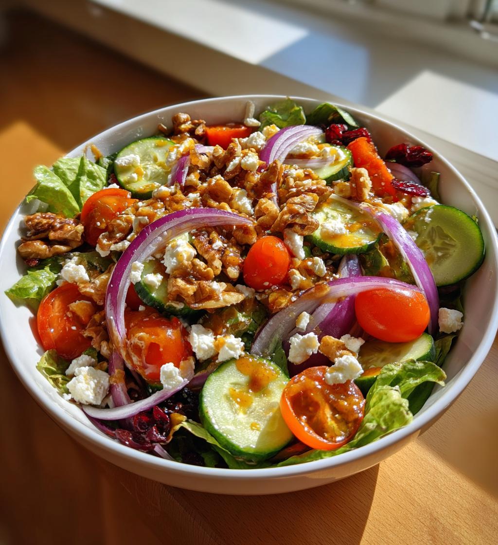 Christmas Salad with Honey Mustard Dressing - detail 1