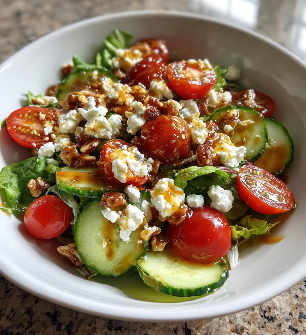 Christmas Salad with Honey Mustard