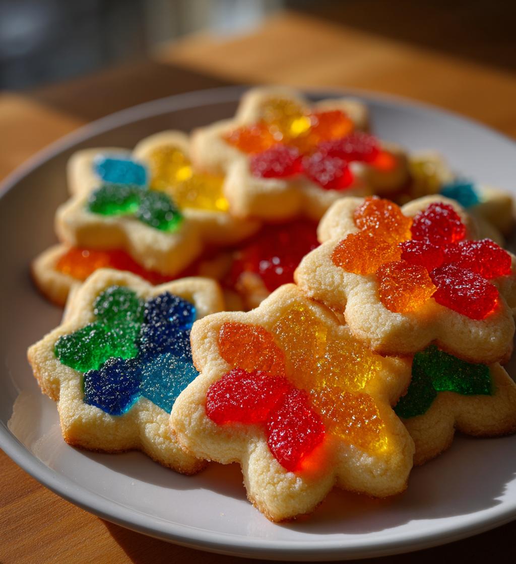 Christmas Stained Glass Cookies - detail 1