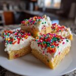 Christmas Sugar Cookie Bars