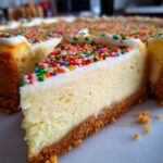 Christmas Sugar Cookie Cheesecake