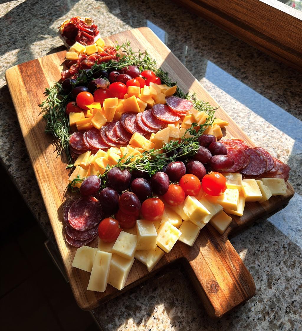 Christmas Tree Charcuterie Board - detail 1
