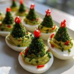 Christmas Trees Deviled Eggs