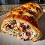 Christmas Turkey Cranberry Crescent Ring