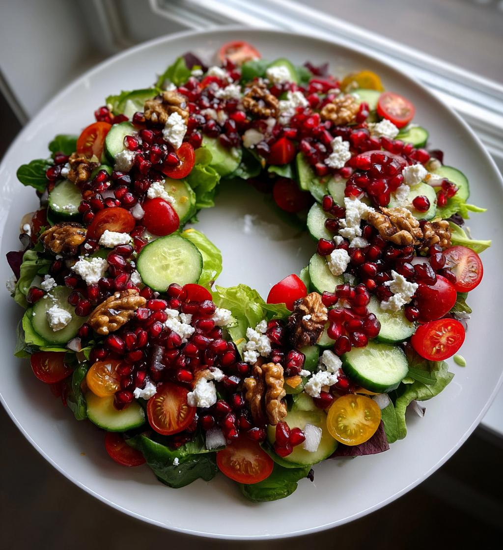 Christmas Wreath Salad - detail 1