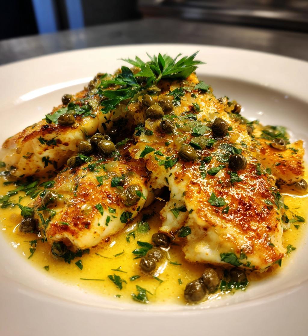 Cod Piccata - detail 1