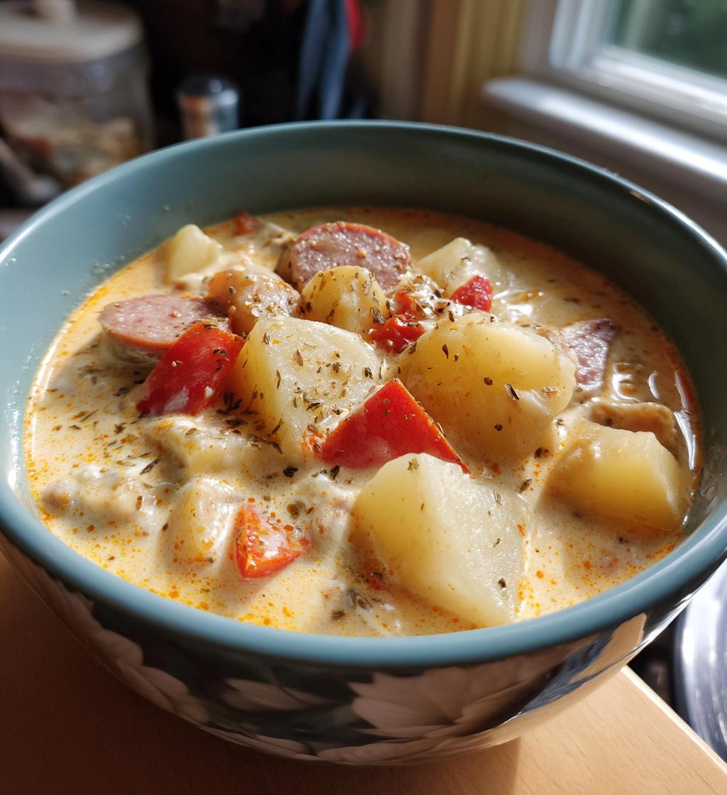 Comforting Potato and Sausage Chowde - detail 1