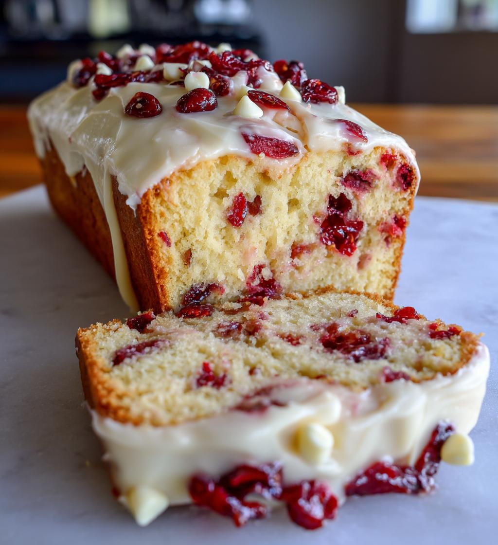Copycat Starbucks Cranberry Bliss Bread - detail 1