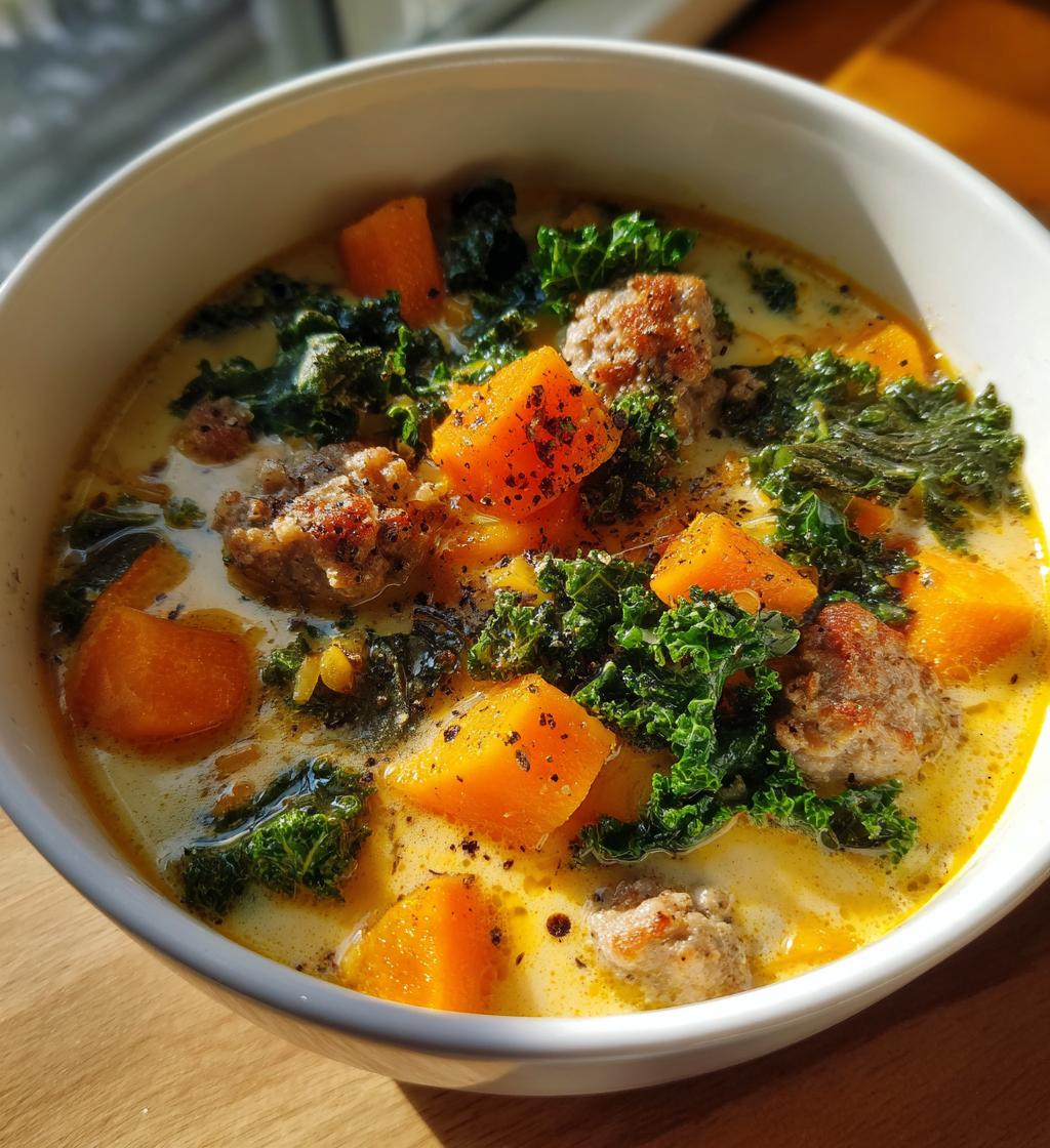 Cozy Creamy Italian Sausage Soup Recipe - detail 1