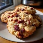 Cranberry Almond Shortbread Cookies