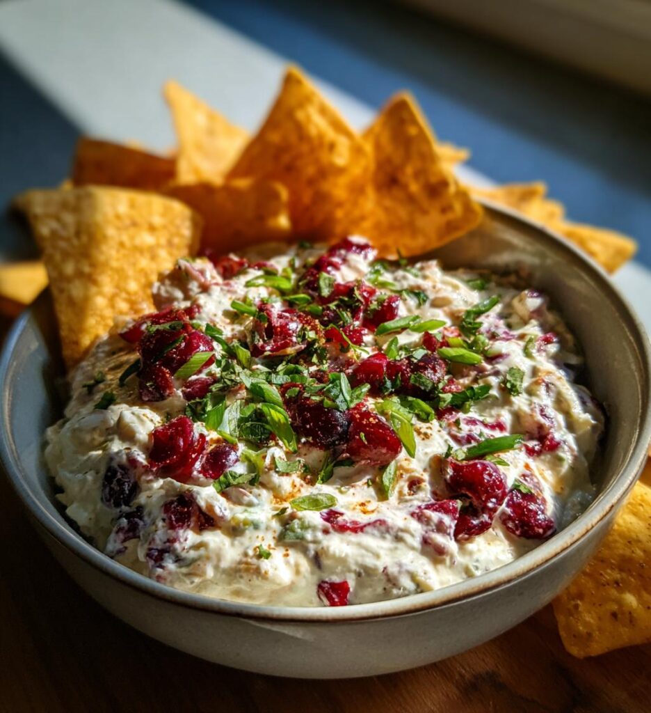 Cranberry Jalapeño Cream Cheese Dip
