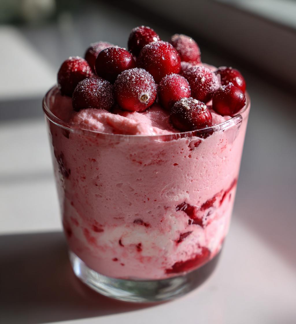 Cranberry Mousse Cups - detail 1