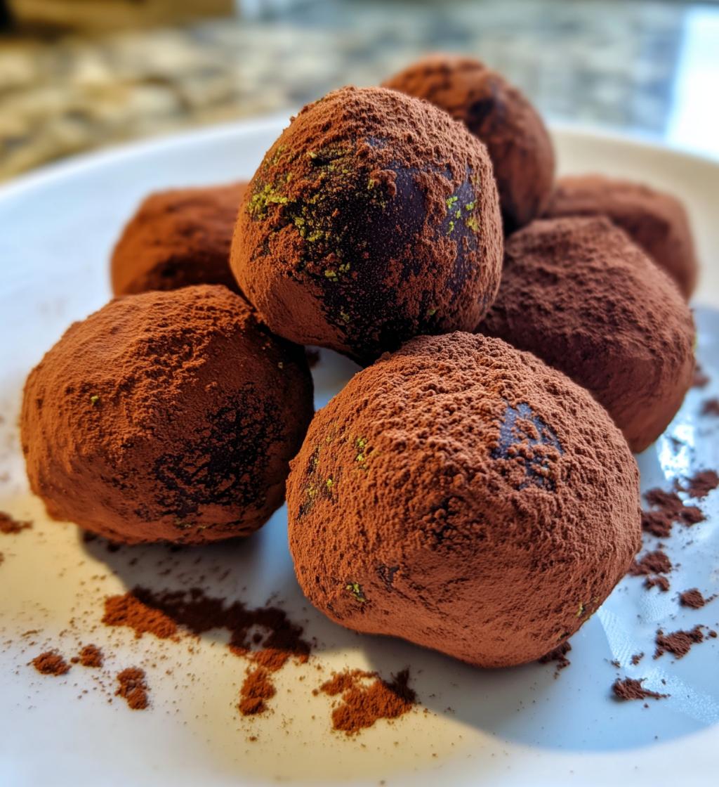 Creamy Andes Mint Chocolate Truffles - detail 1