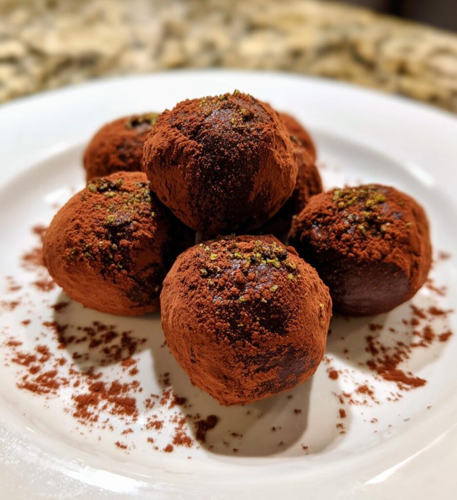 Creamy Andes Mint Chocolate Truffles