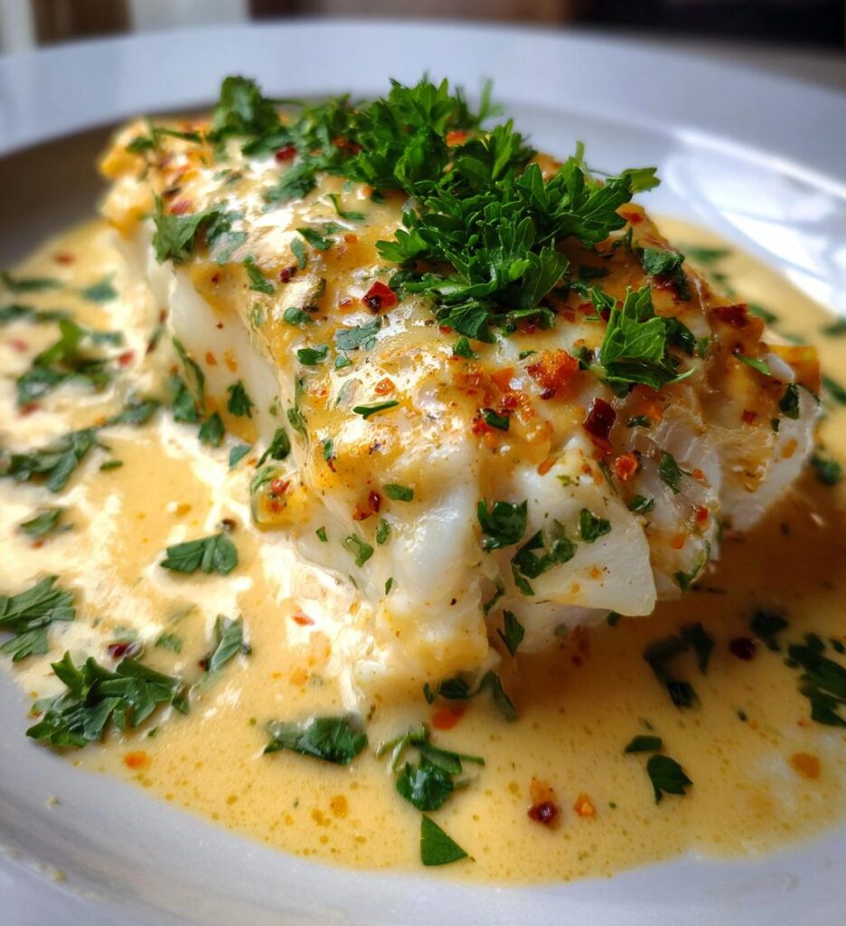 Creamy Coconut Lemon Baked Cod