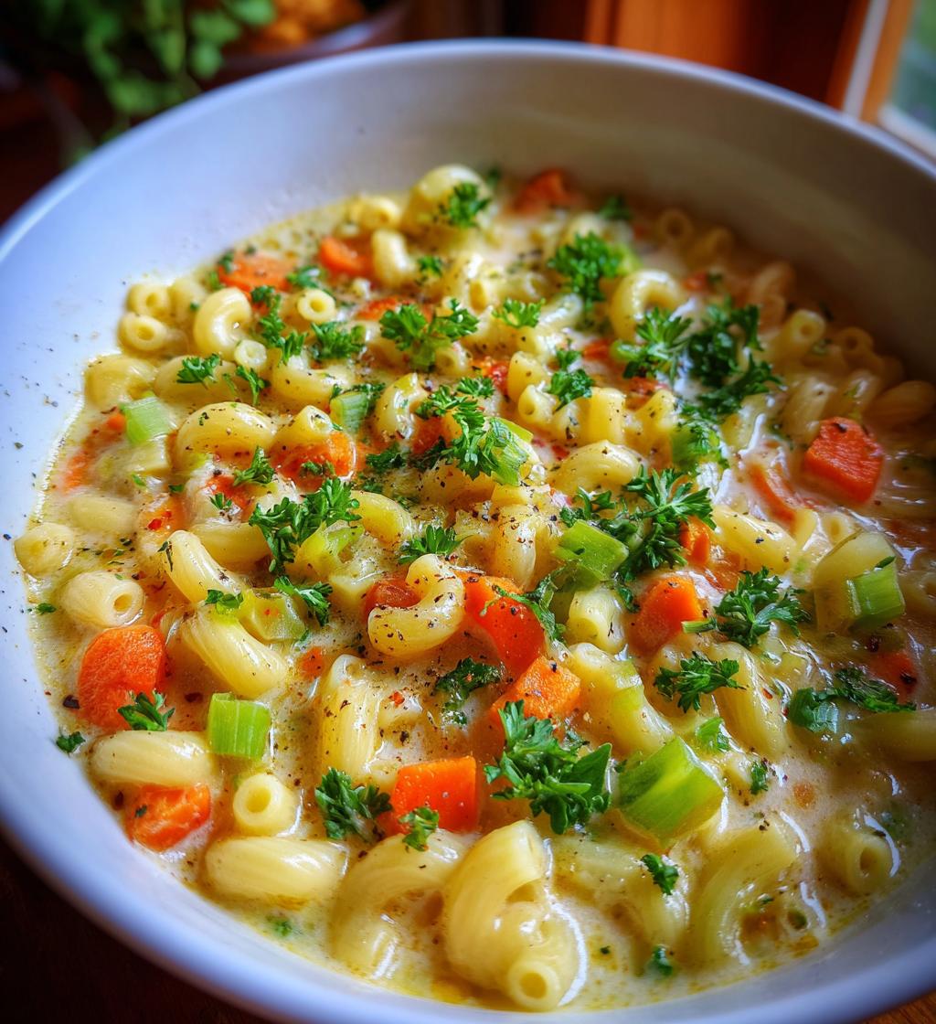 Creamy Ditalini Soup - detail 1