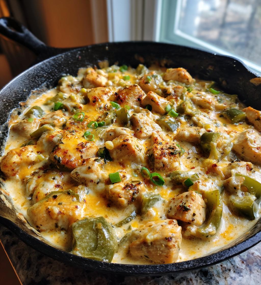 Creamy Jalapeño Chicken Skillet