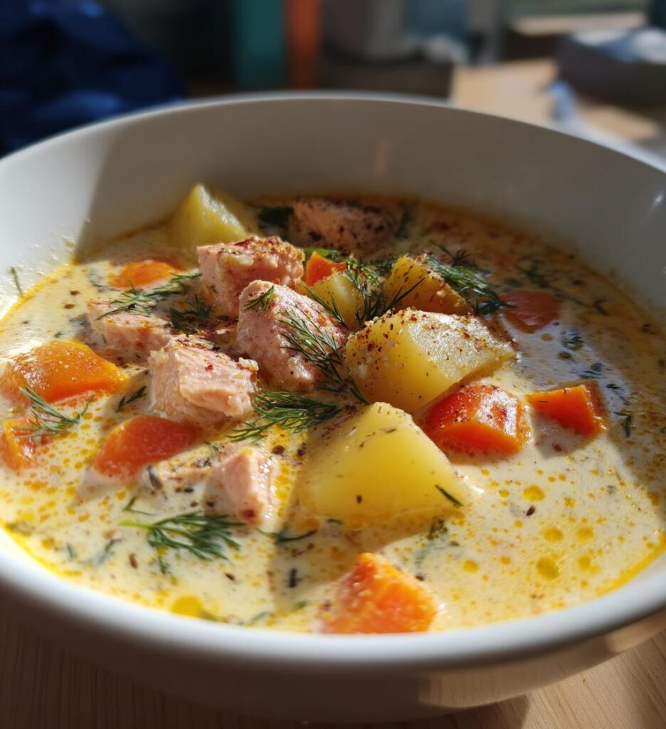 Creamy Salmon Soup