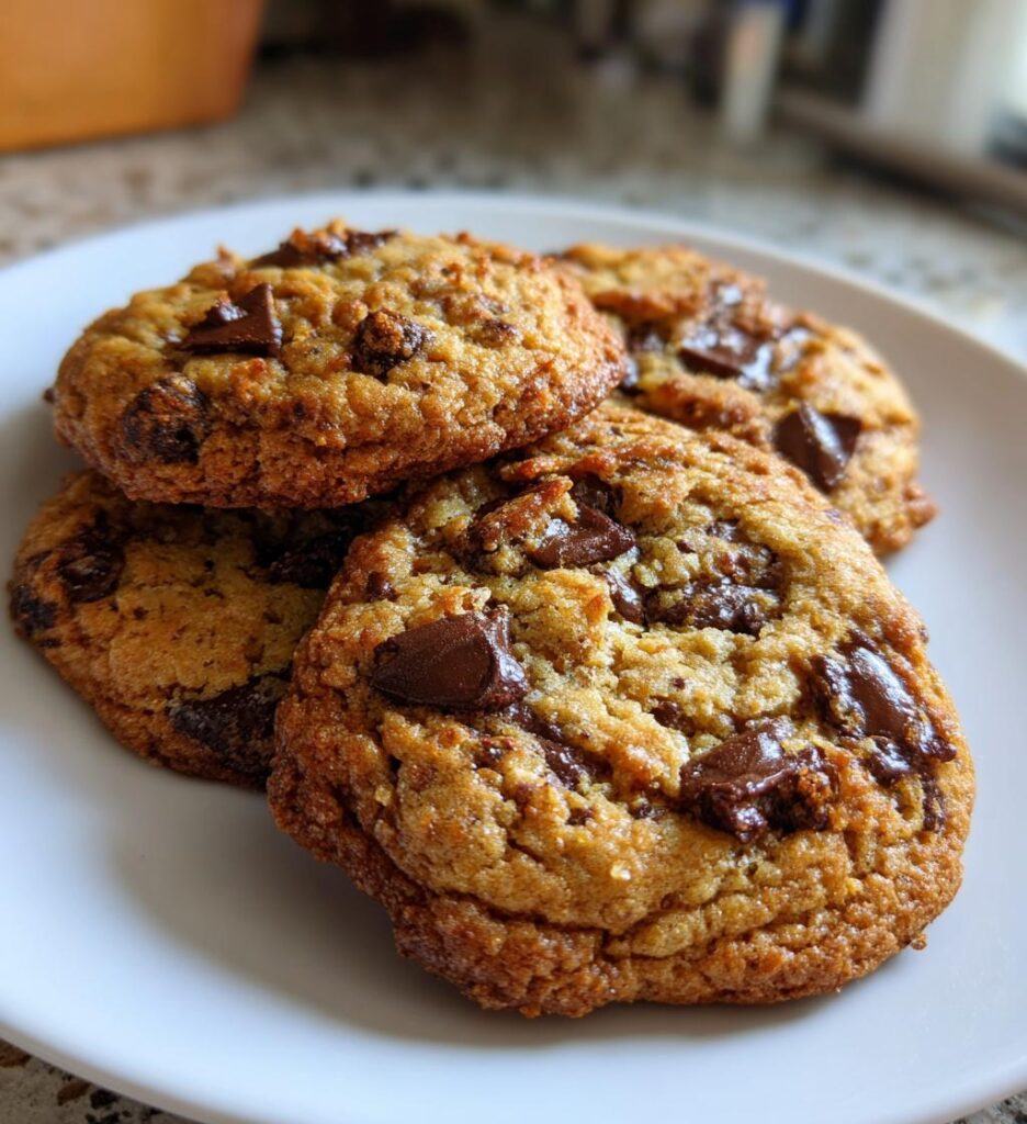 Crispy Chocolate Chip Cookies