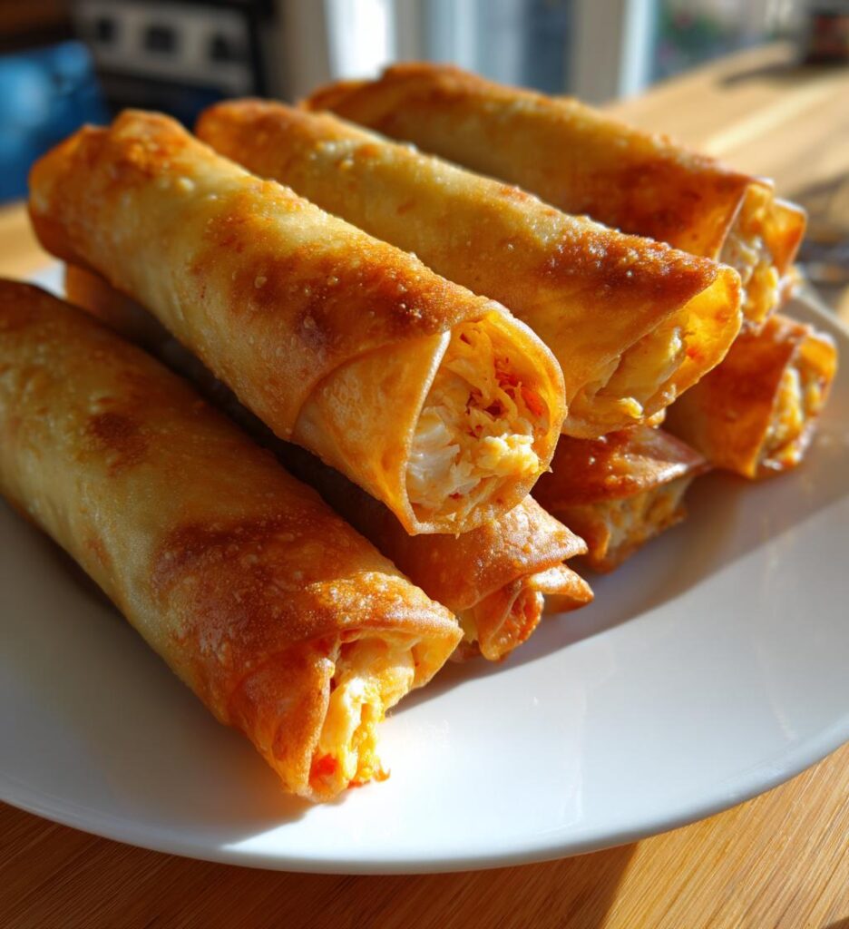 Crispy Crab And Shrimp Queso Taquitos