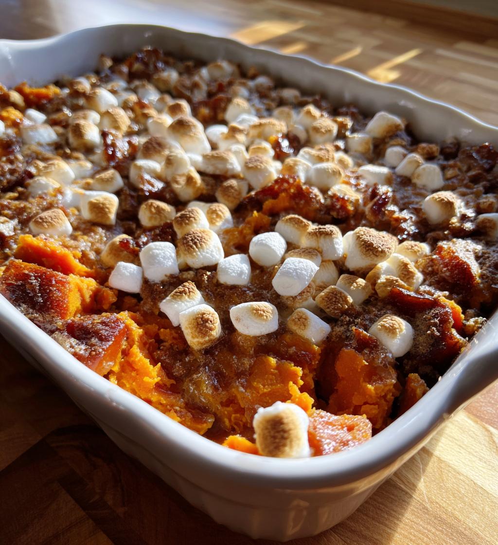Crock Pot Candied Sweet Potato Casserole - detail 1