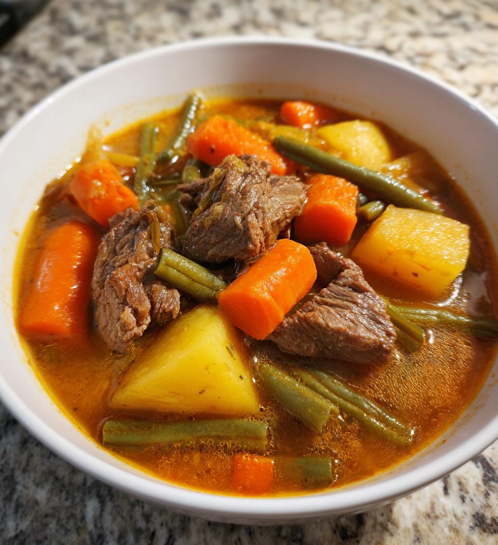 Crockpot Beef Vegetable Soup - detail 1