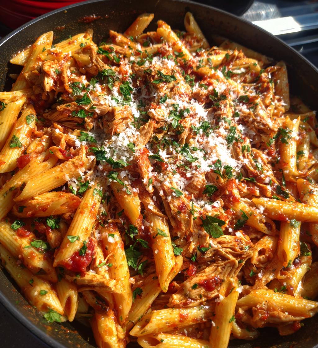 Crockpot Chicken Pasta - detail 1