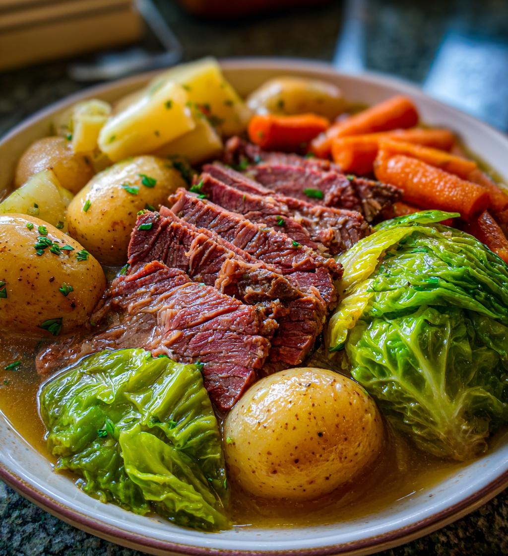 Crockpot Corned Beef And Cabbage