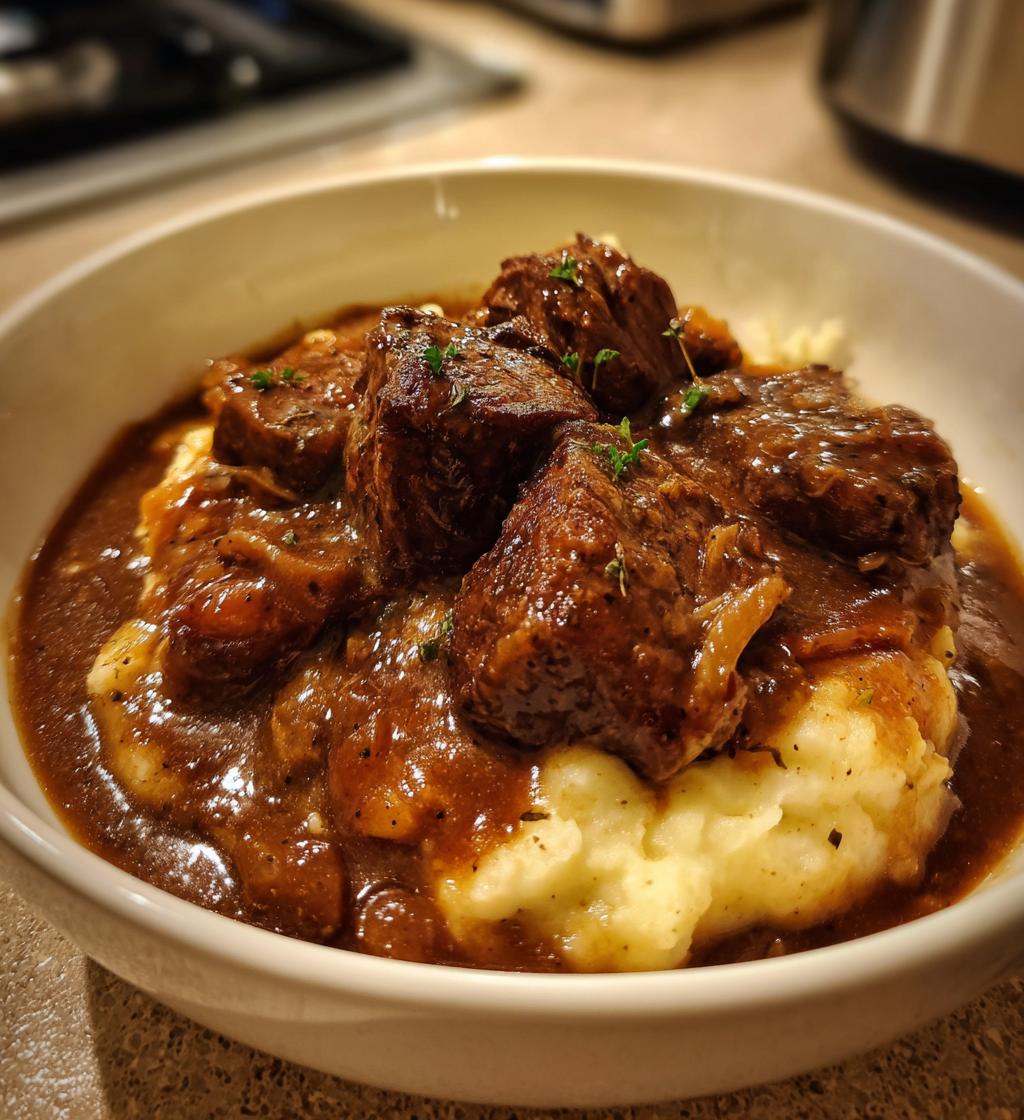 Crockpot Cubed Steak And Gravy