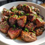Crockpot Garlic Butter Steak Bites