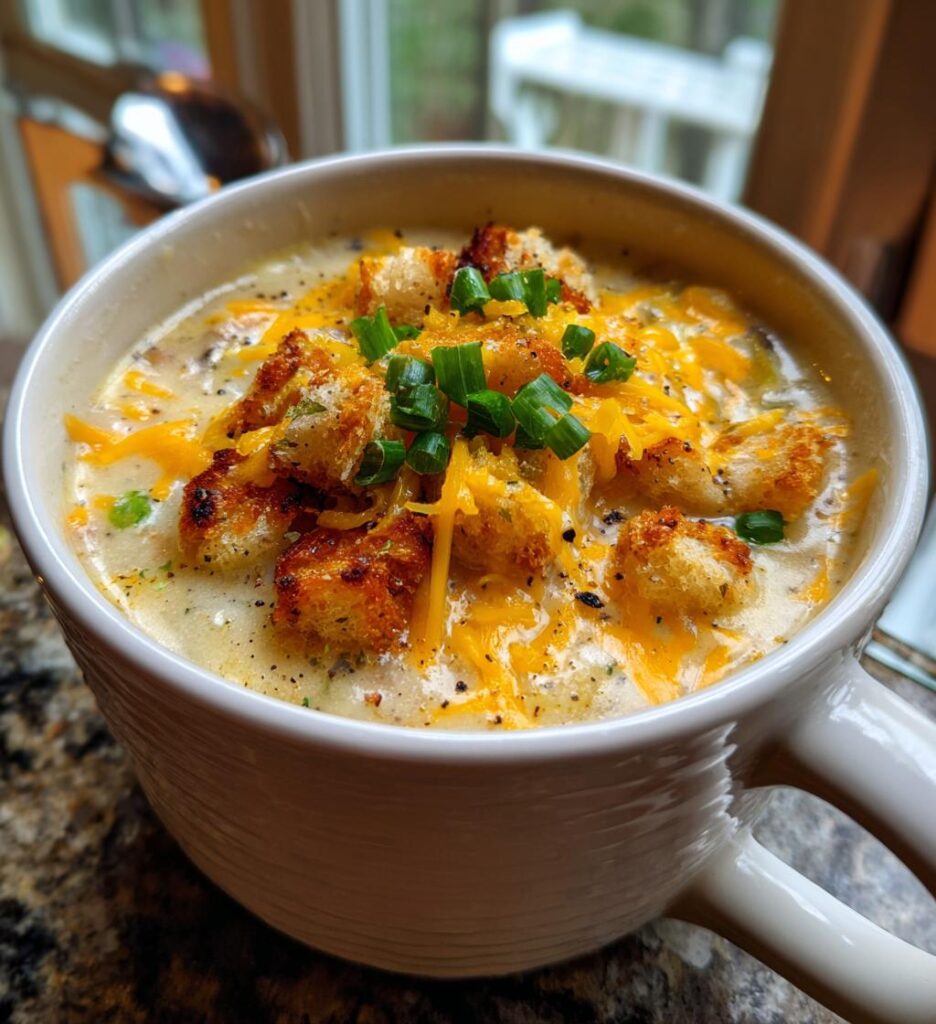 Crockpot Potato Soup With Hashbrowns