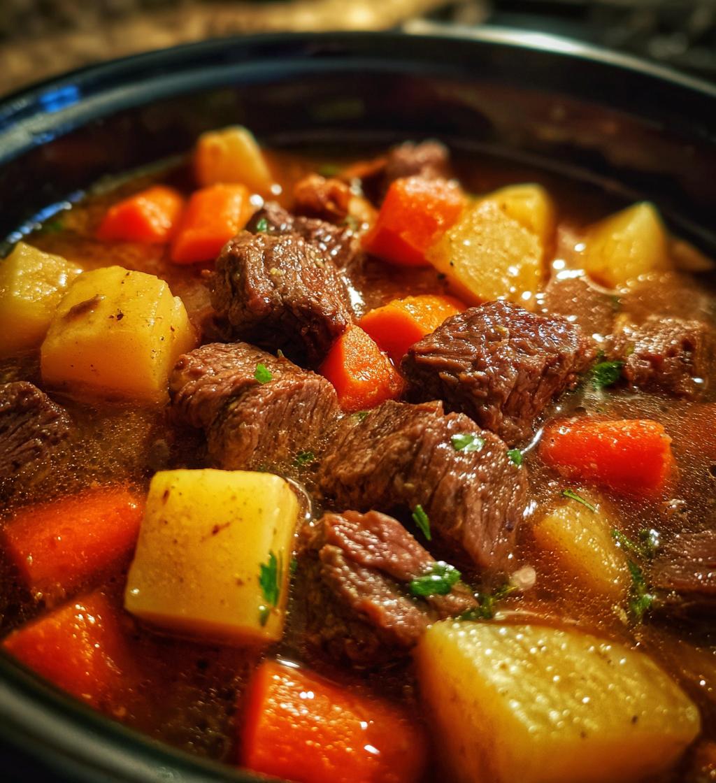 Crockpot Stew - detail 1